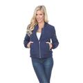 White Mark 893-02-XL Bomber Jacket Extra Large - Navy 893-02/XL